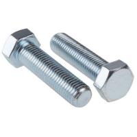 Болт шестигранный М3х6 DIN 933 класс прочности 5.8 оцинкованная сталь